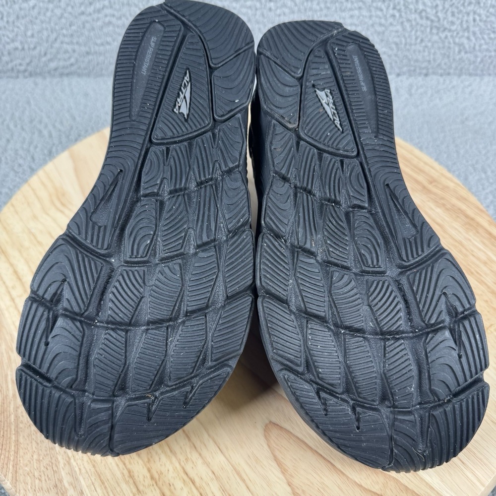 Altra Torin 5 Womens Size 7.5 Triple Black Leather Slip Resistant Shoes Work - Picture 8 of 15